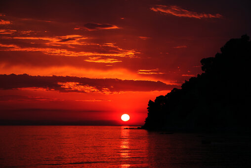 Sunset in Halkidiki